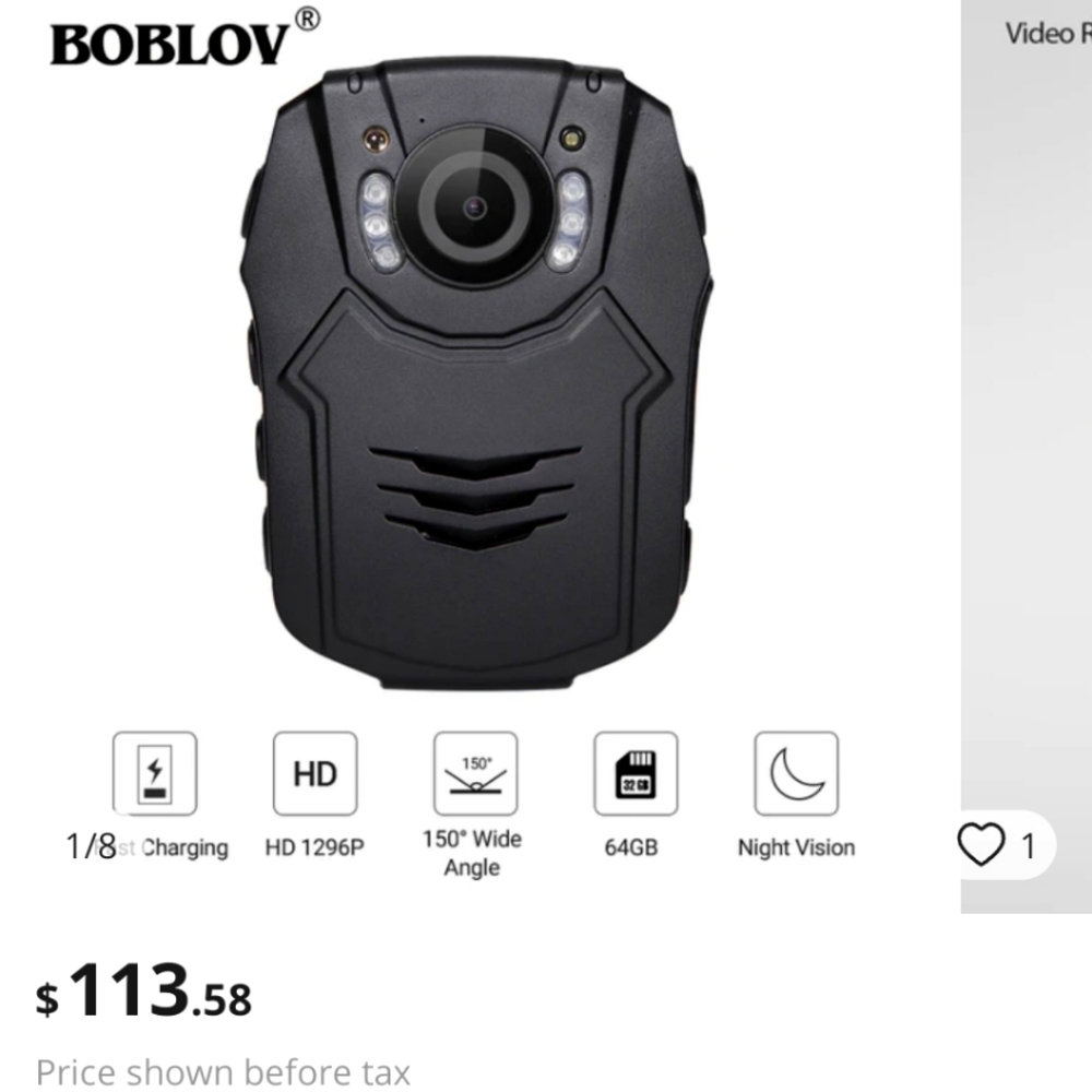 Boblov Body Cam